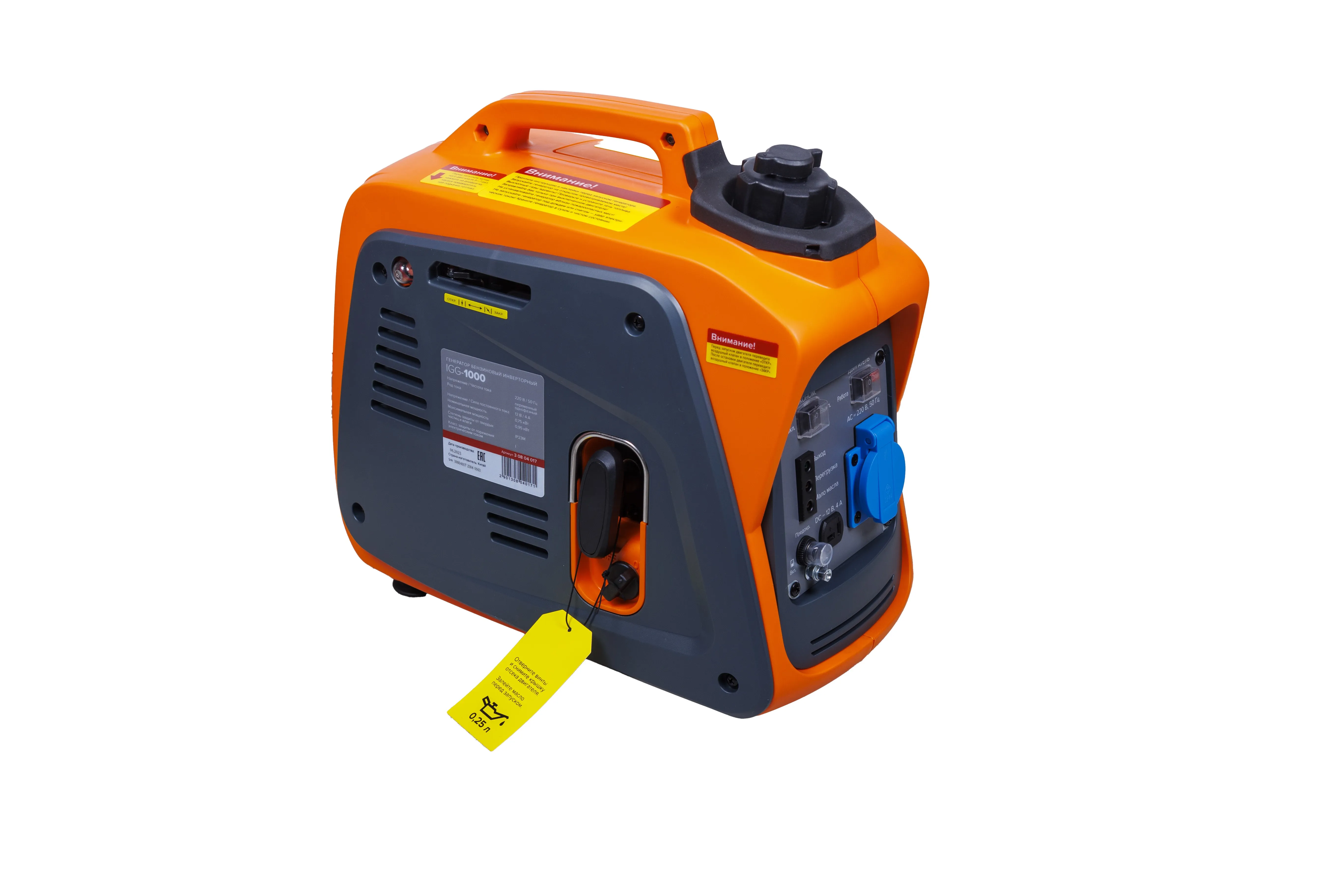 Фото Генератор бензиновый инверторный Кратон IGG-1000 от002003824