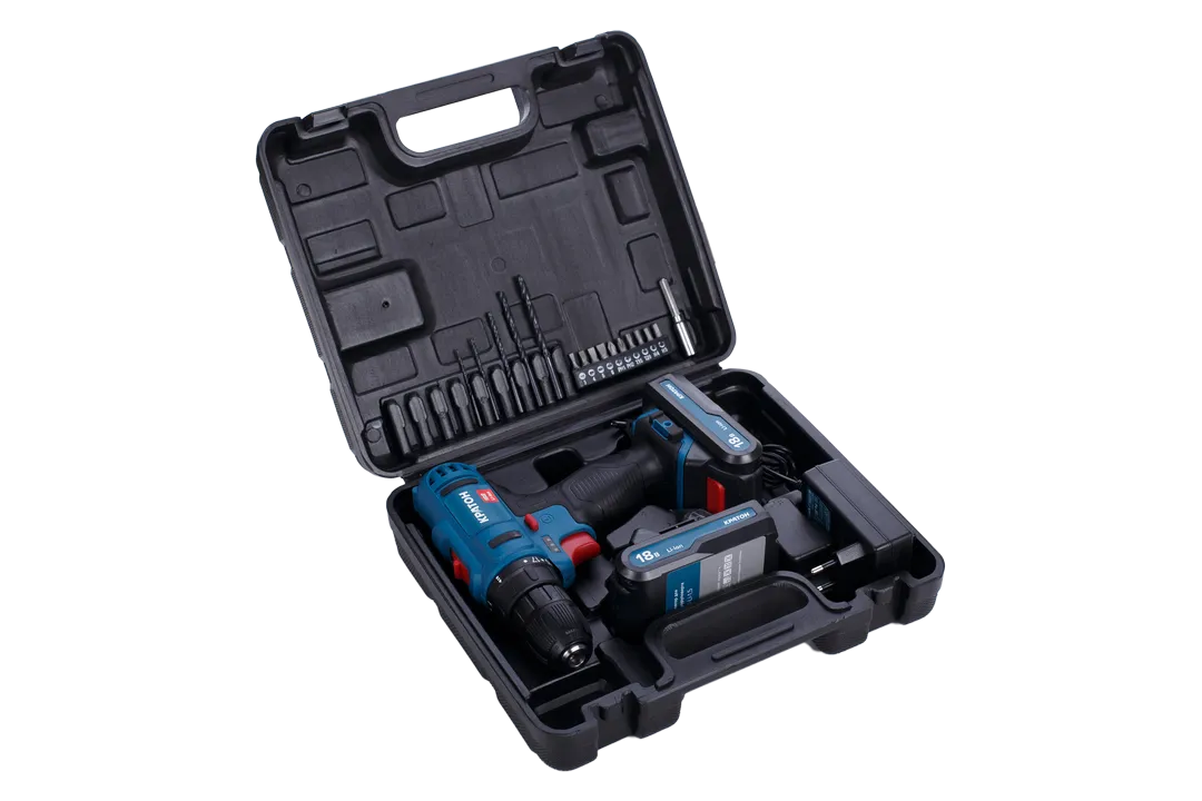 Фото Дрель-шуруповерт аккумуляторная Кратон CD-18-Li-1,5 от002003476