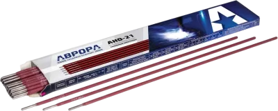 Электроды сварочные АВРОРА АНО-21 d.3,0мм (1кг)