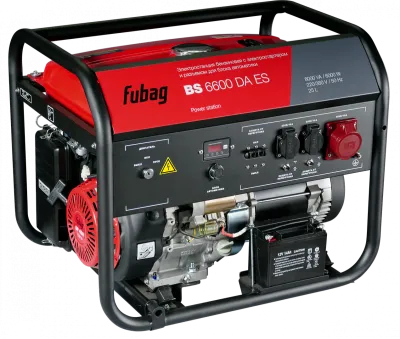 Бензиновая электростанция Fubag BS 6600 DA ES с электростартером и коннектором автоматики