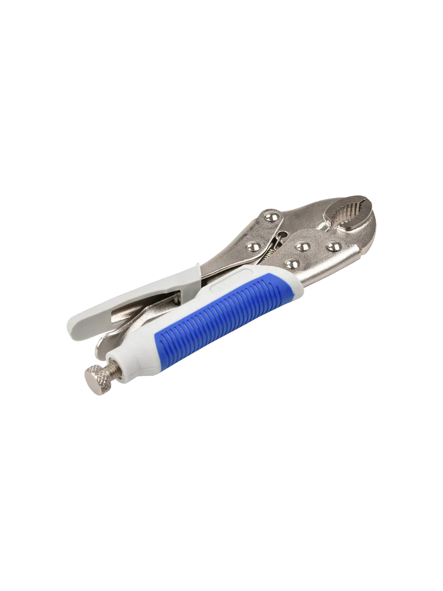 Фото Ручной зажим Aurora с полукруглыми губками и фиксатором 185 мм от001001420