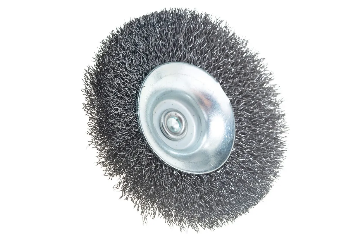 Фото Щетка вогнутая (100 мм) для дрели №064 210006120 АТАКА 22382 22382