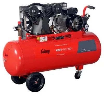 Ременной одноступенчатый компрессор Fubag VCF/100 CM3